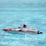Sprintjet 9" Self-Righting Deep-V Jet Boat Brushed RTR, Silver
