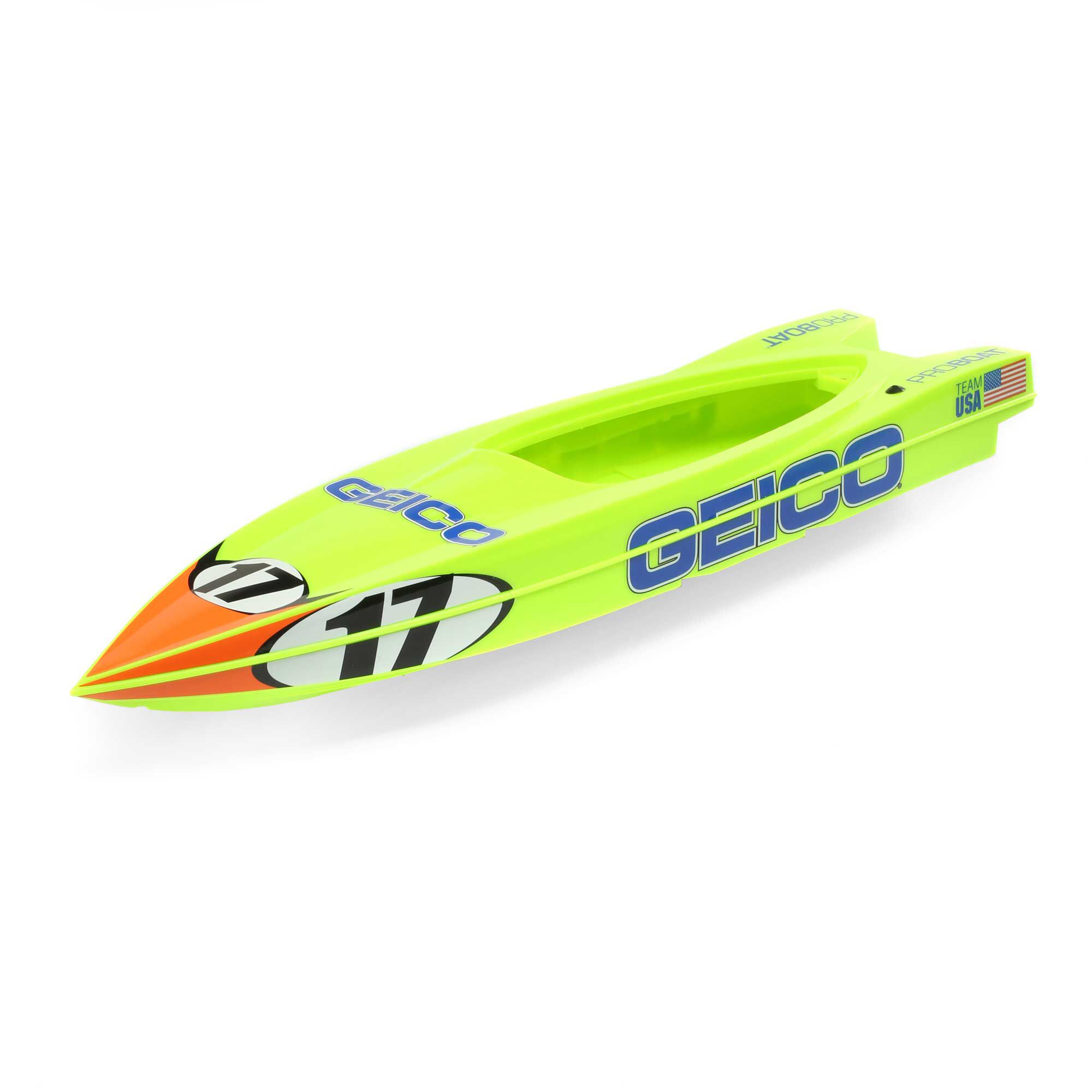 Miss geico new arrivals rc boat 17