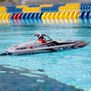 Sprintjet 9" Self-Righting Deep-V Jet Boat Brushed RTR, Silver