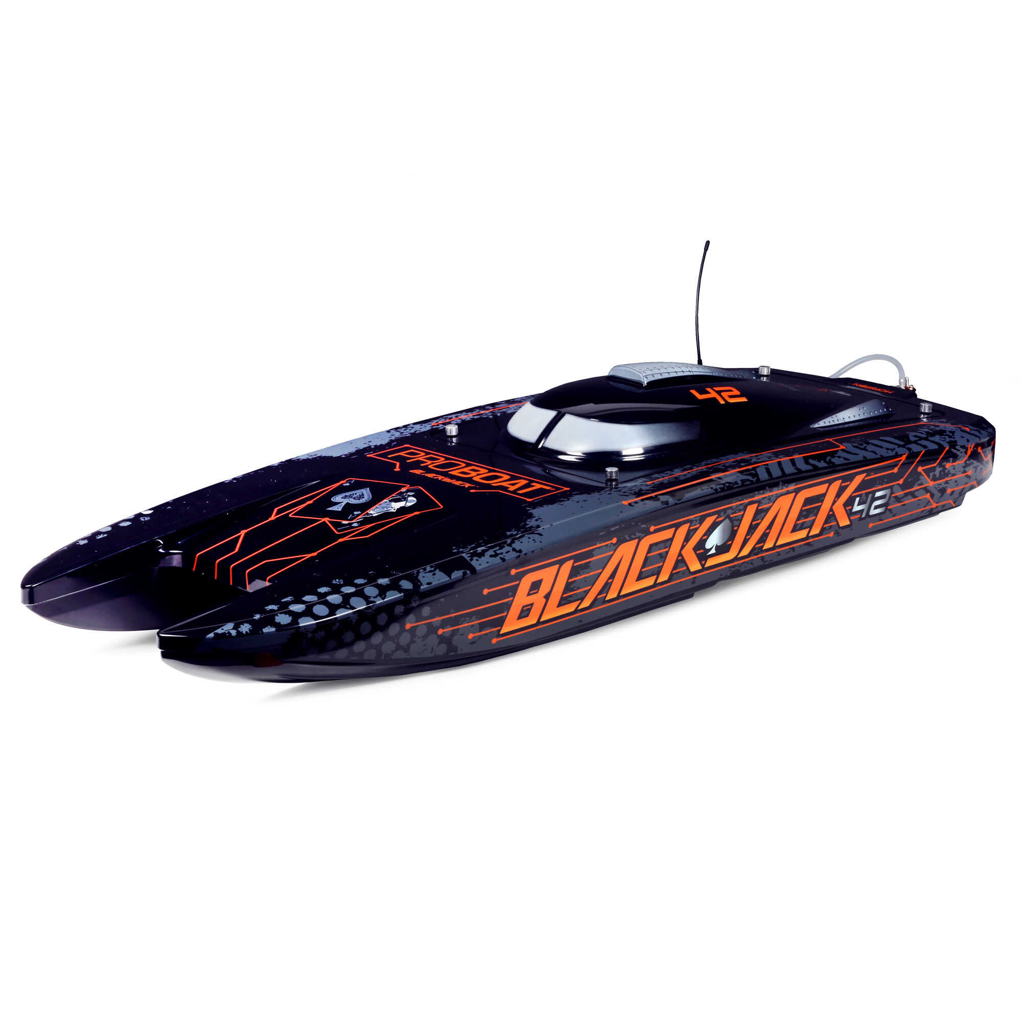 Blackjack 42 8S Brushless Catamaran RTR Black Orange Pro Boat
