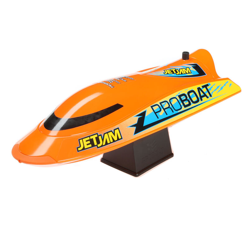 Jet Jam 12" Self-Righting Pool Racer Brushed RTR, Orange