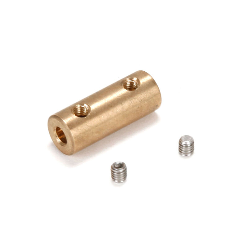 Motor Coupler, 3.3mm (Motor)/3mm (Flexshaft)