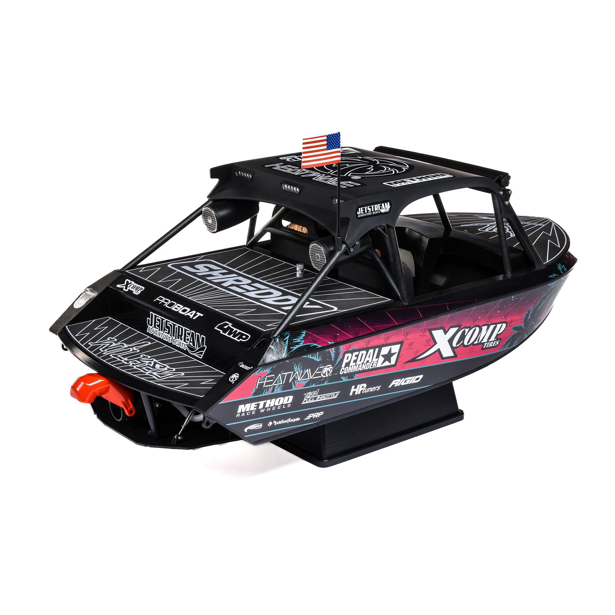 Remote control top jet boat