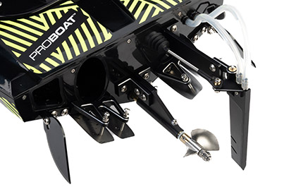 Upgraded Hardware for the Pro Boat Sonicwake 36 Inch V3 Self-Righting V-Hull Boat Ready-To-Run